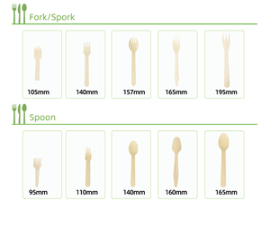 Biểu Tượng Tùy Chỉnh Dùng Một Lần Dao Kéo 160 Mm Kích Thước Mẫu Miễn Phí Có Sẵn 24 Pcs Dao Kéo Thiết Lập Cho Thương Mại Người Mua Giống Như Khách Sạn - Product Image 3