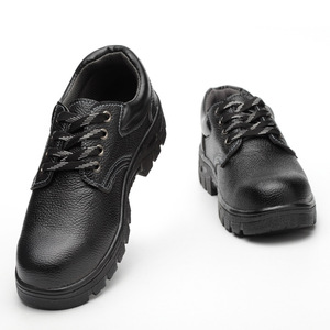 Comfortable Breathable Mid Cut <strong>Work</strong> Safety Shoes Steel Toe Design Anti-Smash Anti-Puncture New Leather for Summer Road <strong>Mate</strong> - Product Image 4