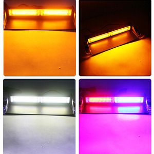 Đèn Nhấp Nháy Khẩn Cấp Cho Xe Hơi Xe Tải Đèn Cảnh Báo Nhấp Nháy COB LED Màu Xanh Đỏ Đèn Flash Chạy Ban Ngày Đèn Led Chế Độ Nhấp Nháy 12V-24V 36W - Product Image 2