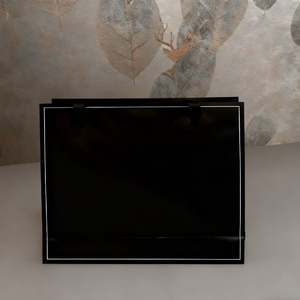 Paper <b>Bag</b> Custom Printed logo Luxury Clothing Shopping Underwear Paper <b>Bags</b> Boutique Recyclable <b>Gift</b> <b>Bag</b> With Ribbon Rope - Product Image 2