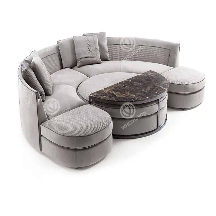 Divano divano di lusso moderno grigio di alta qualità soggiorno mobili divano set italiano napa divani di lusso