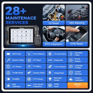 VDIAGTOOL VD80 BT Lite Escáner OBD2 completo Inyector Codificación 28 + Restablecer TODOS los sistemas Máquina de diagnóstico para todos los coches Herramienta de diagnóstico - Product Image 5