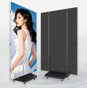 Nouveau design de présentoir d'affichage LED pliable avec écran d'affiche tri-pliant et support au sol pour la publicité dans les centres commerciaux - Product Image 3