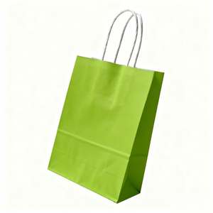 KM Wholesale Sacs cadeaux d'emballage de luxe personnalisés, sacs en papier kraft brun avec votre propre logo - Product Image 2