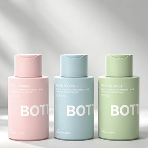 Bouteille souple vide en PEHD de 300 ml (10 oz) personnalisable, vert, rose, <span class=keywords><strong>bleu</strong></span>, pour lotion de soin, shampoing ou gel douche pour bébé, avec bouchon disque - Product Image 5