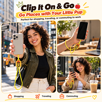 Câble de charge rapide 60W New York Hot Dog Dachshund avec sangle de poignet, universel USB Type C vers Type C