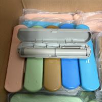 Stylo à bonbons réutilisable en plastique de haute qualité (avec boîte)