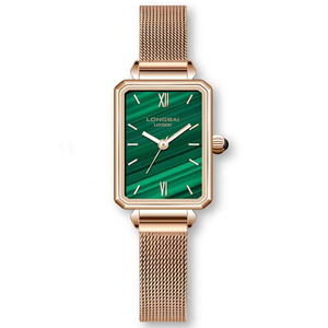 Ladies' sophisticated retro square <b>watch</b> with student-style design, elegant quartz waterproof <b>watch</b> - Product Image 4