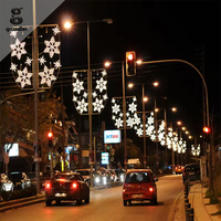 Luces Decorativas LED para Exteriores, Diseño de Estrella de Ramadán, Motivo 2D, para Calles, Festivales Islámicos, Comercios, Decoración Navideña