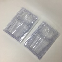 Vente en gros Boîte d'emballage personnalisé en PVC blister à bulles pour les semis de fleurs Boîte de transport en plastique en pot