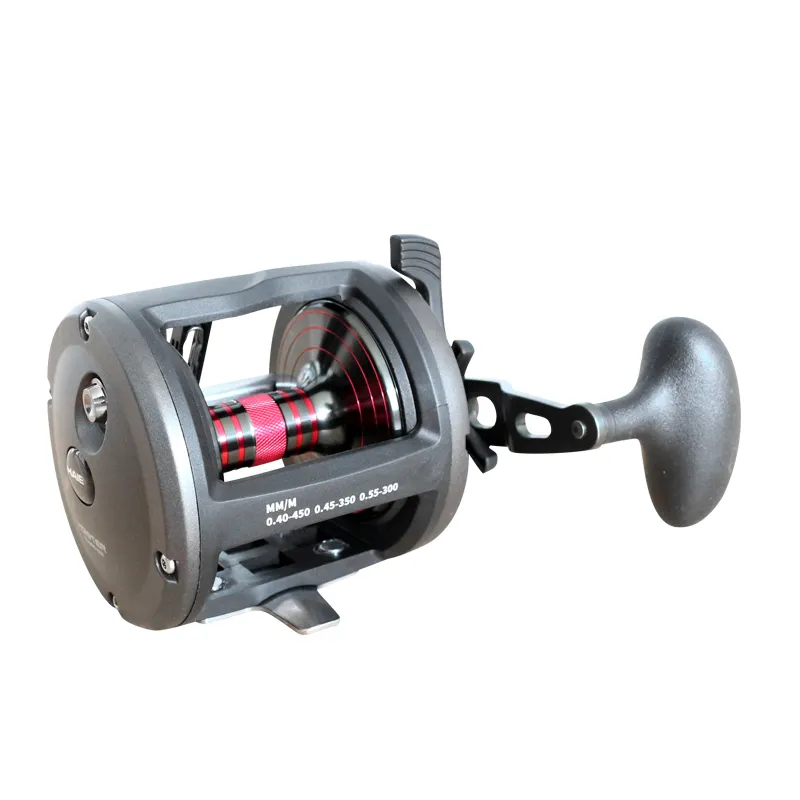 2024 yeni Metal uzun döküm Baitcasting Reel 8KG sürükle güç Trolling balıkçılık Reel