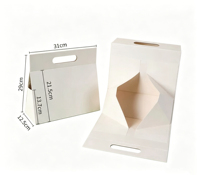 Maßgefertigte Deluxe Faltbare Magnetbox mit Tragegriff Hochwertige Starre Verpackung für Schmuck Kosmetik Kundenspezifische Verpackung