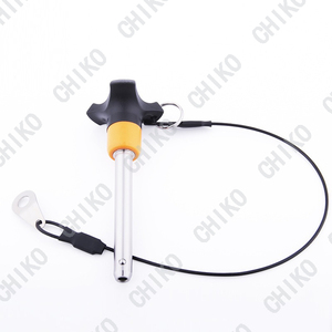 Fábrica de sujetadores de China PA6 Mango de plástico Pin de liberación rápida de precisión Pin de posicionamiento <span class=keywords><strong>BLP</strong></span> Pasador de bloqueo de cabeza esférica - Product Image 6