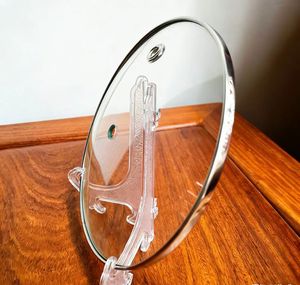 Manopola per coperchio in vetro float tipo G, ecologica, dimensioni personalizzabili, con bordo in acciaio inossidabile/silicone, ricambi per pentole, vendita all'ingrosso diretta dalla fabbrica - Product Image 4