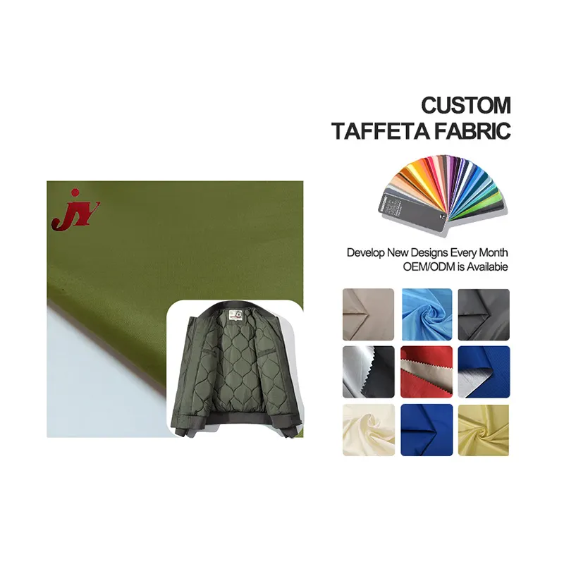 Factory Price Taffeta Lining Printed 190 T Polyester Taffeta Fabric For Jackets