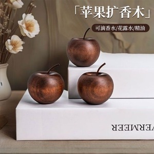 Apple <b>Diffuser</b> Wood Essential <b>Oil</b> Perfume Home Decoration Tabletop Ornament Personal Gift - Product Image 5