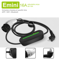 Zencar 15A 110V Ev Ev araba şarjı tipi 1 Ev taşınabilir şarj cihazı ile Nema 5-15 fiş Wifi APP abd'de tüv kablosu