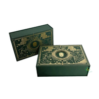 Boîtes à aimants triangulaires de luxe personnalisées emballage en papier de carton boîte de rangement de cadeau de vernis à ongles cosmétique pliante à plat avec poignée
