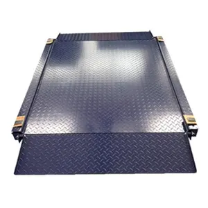 YUBO 1ton 2ton Chequered Plate Industrial Digital Platform Weighing Scale With Ramps