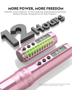 Stylo à tatouer sans fil Biomaser U1 Pro, 6 niveaux de vitesse, machine de maquillage permanent pour tatouage cosmétique - Product Image 5
