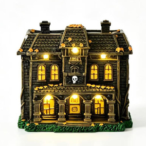 Decoración de Resina con Luces Integradas para el Día de los Muertos, Halloween, Casa Embrujada, Ambiente de Terror - Product Image 4