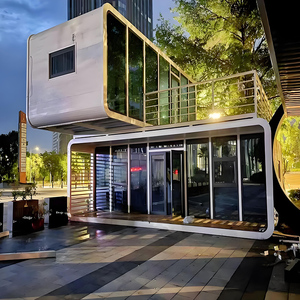 Apple cabin KHÁCH SẠN CĂN HỘ 1 phòng ngủ 1 nhà bếp 1 PHÒNG TẮM 1 phòng khách 1 sân Thượng Hiện Đại sửa đổi thép container nhà - Product Image 2