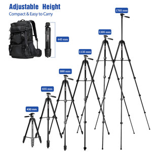 Travel Adjustable <strong>Tripod</strong> Cell Phone <strong>Tripod</strong> High Quality Aluminum Customized Logo Light Camera Smart Phone <strong>Tripod</strong> Stand - Product Image 2