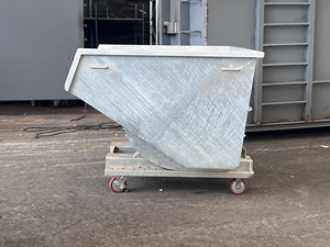 Новый надежный стальной бункер для погрузчиков с функцией автоматического сброса отходов строительной площадки - Product Image 3