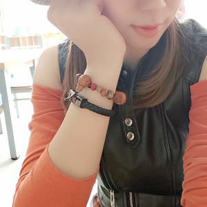 New Style Double Leather Charging Micro Usb Type c Data Cable Bracelet For iphone and android - Product Image 4