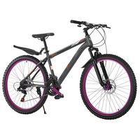 Vélo de montagne de luxe à cadre rigide pour étudiants, suspension, roues en aluminium de 26 pouces, freins à disque avant et arrière, 27 vitesses
