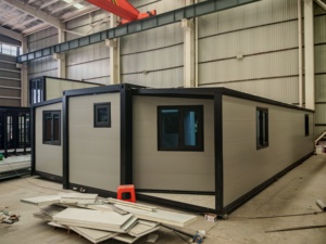 Maisons préfabriquées de luxe en conteneurs pliables extensibles de 20 pieds et 40 pieds en Chine, maison en conteneurs à deux étages, maison mobile portable - Product Image 4