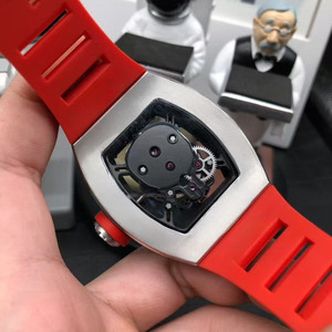 Trendy Skull Silver <b>Diamond</b>-encrusted Shock-resistant Luxury High-quality Tourbillon Automatic Mechanical <b>Watch</b> - Product Image 3