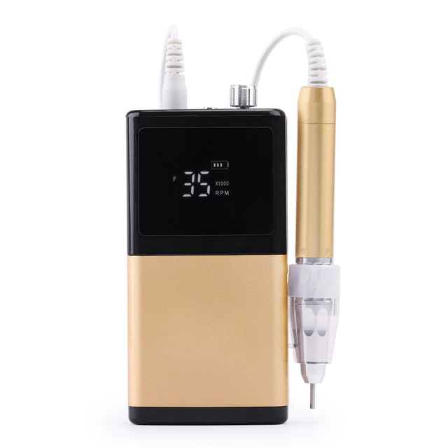 Customizable 2025 Logo Powerful 35000rpm Brushless 85W Nail Drill Machine Durable Rechargeable 35000rpm Brushless Motor