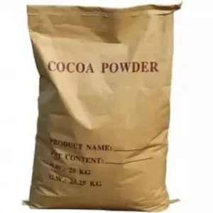 Poudre de cacao naturelle/poudre de cacao alcalisée poudre de cacao crue pure à faible teneur en matière grasse 100%