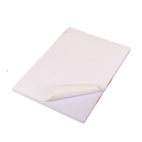 Papel de etiqueta de vinilo holográfico transparente blanco brillante A3 A4 al por mayor para impresora de inyección de tinta o láser