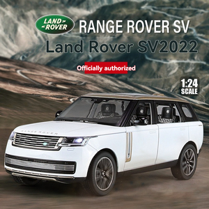 Genuine license Diecast 1:24 Alloy Model <strong>range</strong> <strong>rover</strong> SV Sound and Light Pullback Door Open Metal Car Model display <strong>toy</strong> model - Product Image 2
