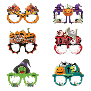Lunettes fantaisie colorées pour enfants, accessoires de fête d'Halloween, jouets amusants, montures de lunettes en papier pour cosplay - Product Image 4