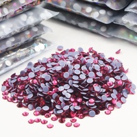 Yantuo Vente en gros Strass thermocollants 10ss en verre à dos plat de haute qualité, Assurance commerciale, pour chaussures de sport et de gymnastique, 2 sacs