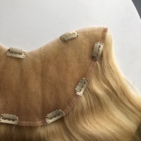 LLBeauty Prix de gros Cheveux brésiliens blonds de qualité supérieure à clipser 613 #   Extensions de cheveux humains en forme de U pour femmes, fournisseur de premier plan