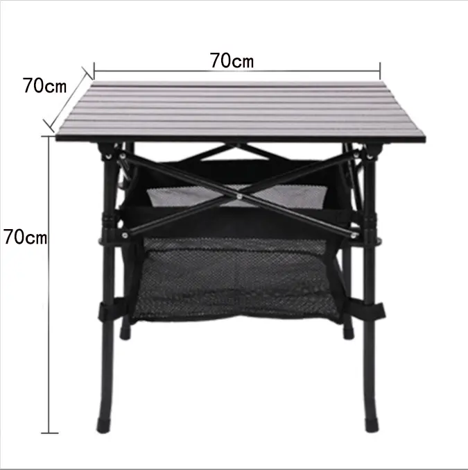 Easy to Set Up Portable Aluminum Cmaping Folding Beach tables for Picnic