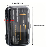 Tournevis et perceuse électriques 41-en-1, petit, léger, portable, rechargeable par USB, 3,7 V, usage bricolage, couple de 5 Nm, moteur sans balais