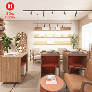 Estanterías y Armarios de Pared Modernos con Iluminación LED, Ecológicos y Duraderos, Diseño de Interiores para Librerías, para Exhibición de Libros - Product Image 2