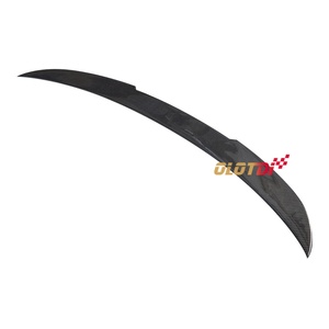 MP Style Dry Carbon Fiber <b>Boot</b> Lip Rear Trunk Spoiler Wing for 2017-2020 for Hyundai Genesis G70 Model Ducktail - Product Image 2