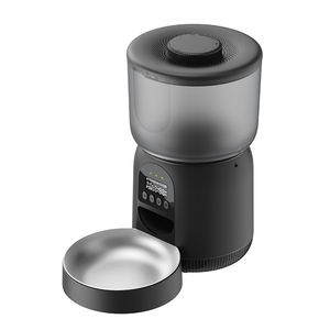 Akıllı evcil hayvan besleyici zamanlı ve kantitatif besleme 3L büyük kapasiteli nem geçirmez taze kilit tasarımı paslanmaz çelik kase Pet besleyici - Product Image 3