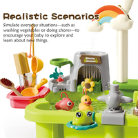 Tables de jeu aquatiques d'été pour l'extérieur, jeu de pêche amusant, jouet multifonctionnel, table sensorielle éducative pour le sable et l'eau pour enfants