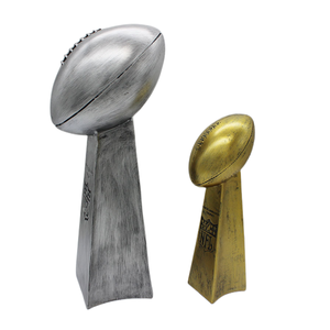 Trofeo y Medallas de la Copa de Fútbol de 23 cm, 34 cm y 56 cm, Trofeo del <span class=keywords><strong>Super</strong></span> <span class=keywords><strong>Bowl</strong></span> de la <span class=keywords><strong>NFL</strong></span> de <span class=keywords><strong>Super</strong></span> Belandor - Product Image 3