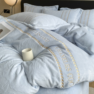 Ensemble de literie en polaire de lapin côté A et en velours de polaire de lait côté B, vente en gros, sur mesure, taille double, queen, king pour l'hiver - Product Image 5