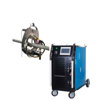 Machine de soudage orbitale automatique pour tuyaux, soudeuse TIG 380V, machine de soudage de type ouvert pour la construction navale, les industries chimiques et pétrolières