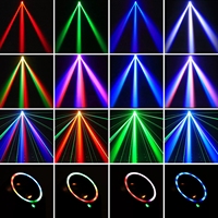 Projecteur DJ portable à faisceau lumineux 3x10W RGBW, anneau coloré, effet étoile verte, contrôlé DMX512, pour usage intérieur, mariages et événements