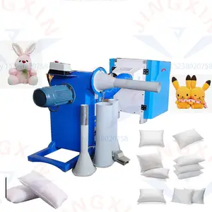 Teddy Bear Stuffing Machine Plush Soft Toy Animal Dolls Filling Machine Pillow Jacket Down Cotton Fiber Stuffing Machine